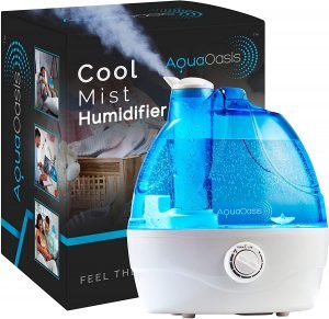 AquaOasis™ Cool Mist Humidifier {2.2L Water Tank} Quiet Ultrasonic Humidifiers for Bedroom