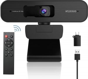 Zoom Certified, NexiGo N940P 2K Zoomable Webcam