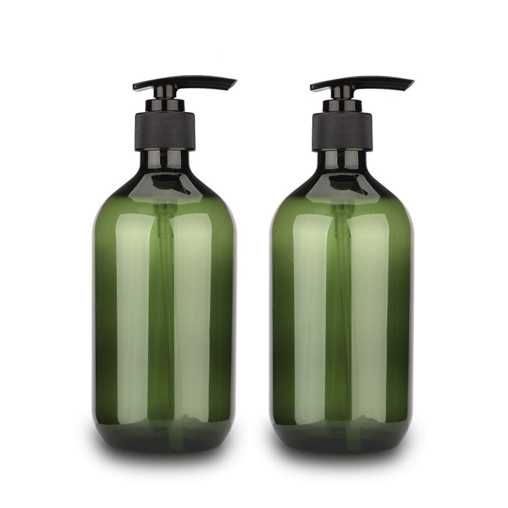 Sdoot Green Pump Refillable Bottle for Shampoo