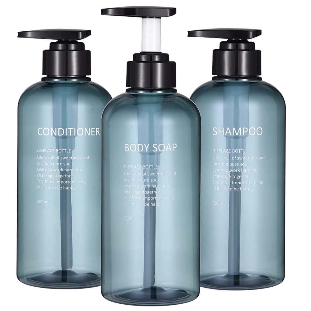 BasedFloor Pump Refillable Bottle for Shampoo Conditioner